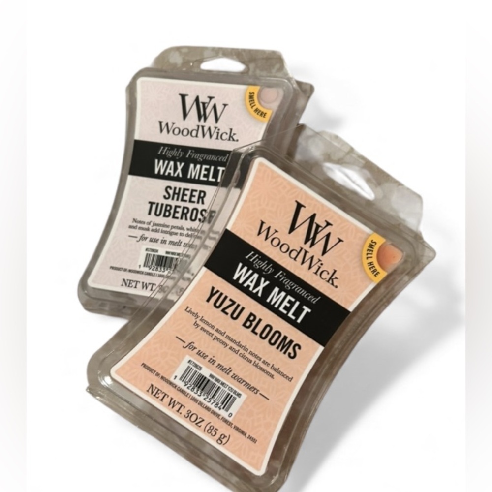 WoodWick Wax Melts - Sagewood & Seagrass and Yuzu Blooms